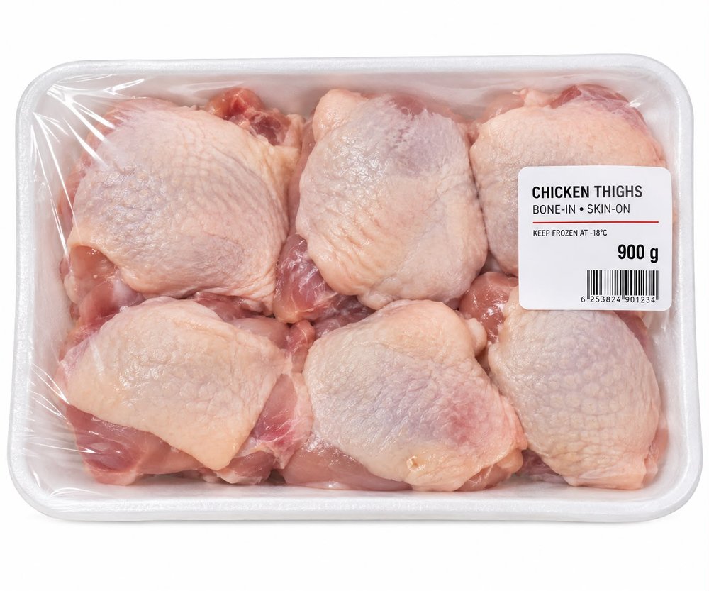 Vibra Nat Chicken Thighs 900g