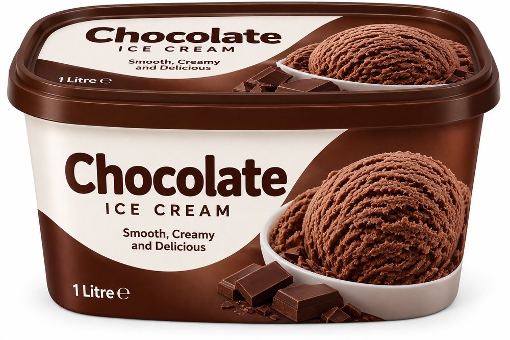Chocolate Ice Cream 1L