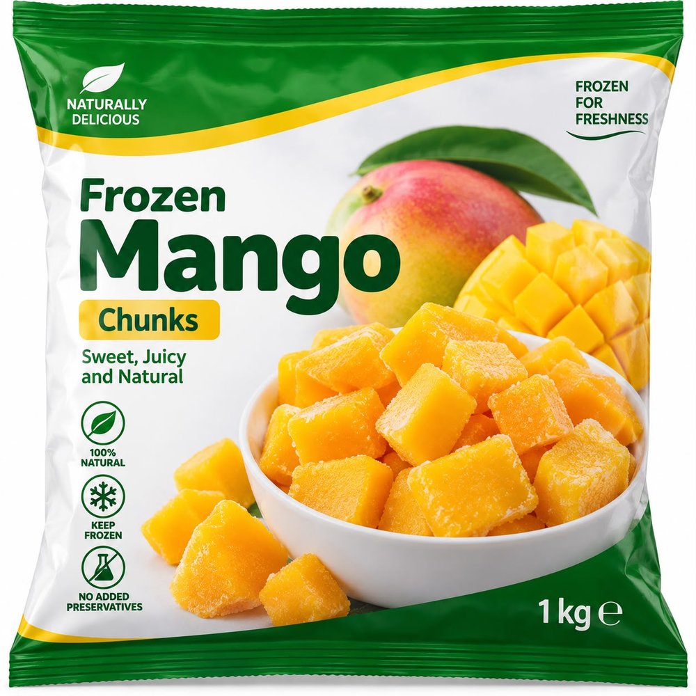 Frozen Mango Chunks 1kg
