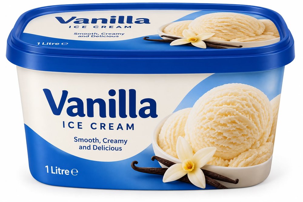 Vanilla Ice Cream 1L